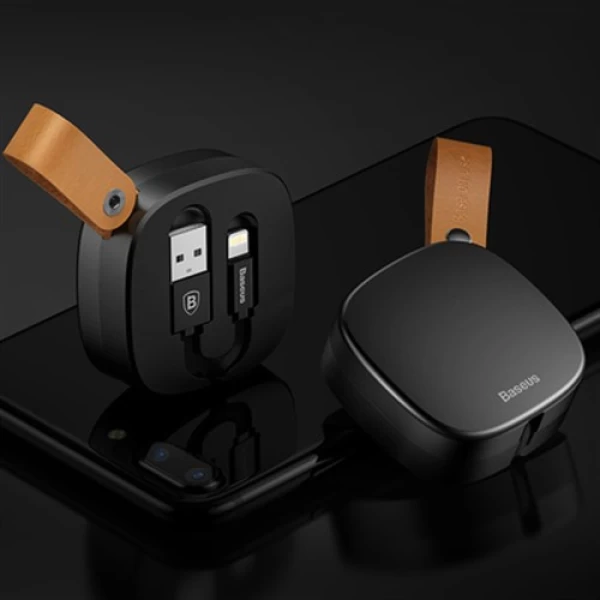 کابل شارژ لایتنینگ جمع شونده بیسوس Baseus Flexible Certified Cable