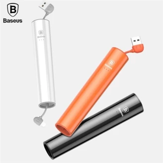 پاوربانک کابل 2000 میلی آمپر بیسوس Baseus No.5 Power Bank two-in-one