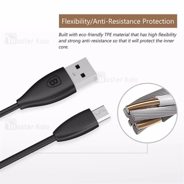 کابل میکرو یو اس بی بیسوس Baseus Small Pretty Waist For Micro Cable