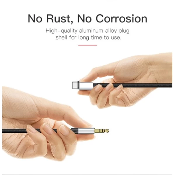 کابل انتقال صدا بیسوس Baseus Type C + 3.5mm TO 3.5mm AUX Cable