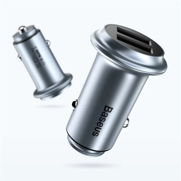 شارژر فندکی 2 پورت 3.1 آمپر بیسوس Baseus UFO Dual U Smart Car Charge
