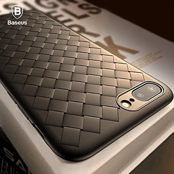 قاب طرح چرم و حصیری Baseus BV Weaving مناسب Apple iPhone 7 Plus/8 Plus