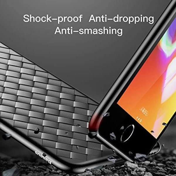 قاب طرح چرم و حصیری Baseus BV Weaving مناسب Apple iPhone 7 Plus/8 Plus