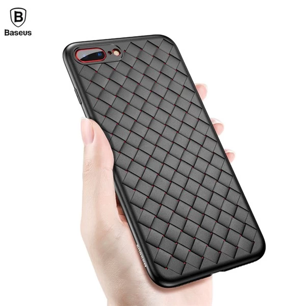 قاب طرح چرم و حصیری Baseus BV Weaving مناسب Apple iPhone 7 Plus/8 Plus