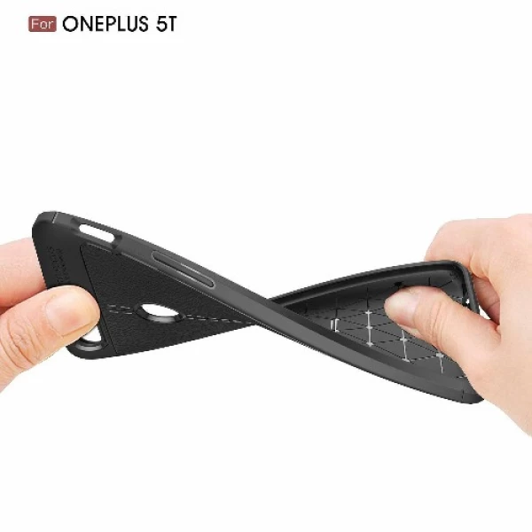 قاب محافظ طرح چرم OnePlus 5T Becation Auto Focus Case