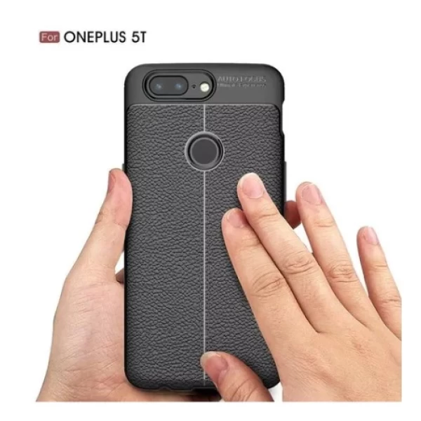 قاب محافظ طرح چرم OnePlus 5T Becation Auto Focus Case