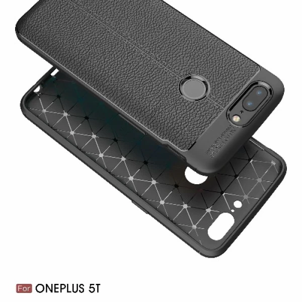 قاب محافظ طرح چرم OnePlus 5T Becation Auto Focus Case