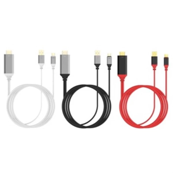 کابل HDMI تایپ سی برای اتصال به تلویزیون و نمایشگر(کابل Type C به HDTV)