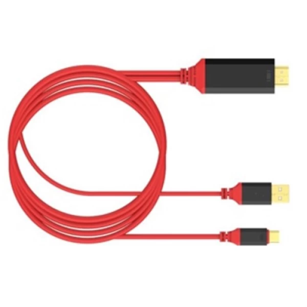 کابل HDMI تایپ سی برای اتصال به تلویزیون و نمایشگر(کابل Type C به HDTV)