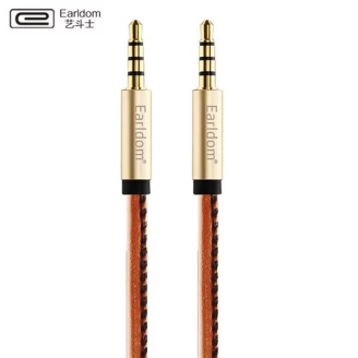 کابل انتقال صدا ارلدوم Earldom ET-AUX20 Leather Brown Audio Cable