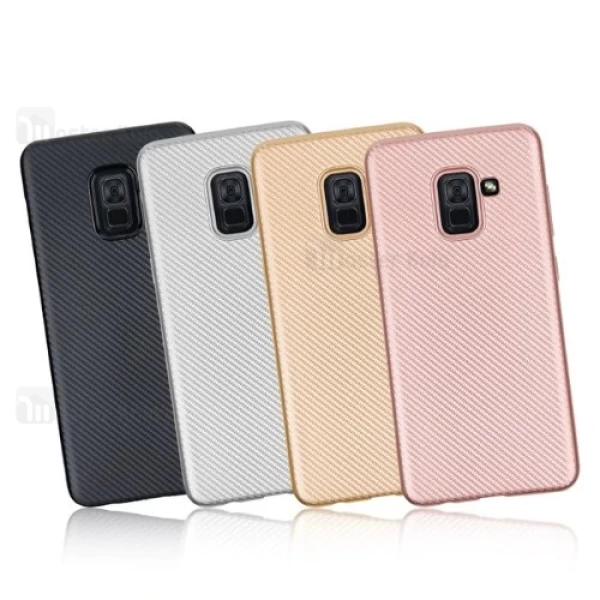 قاب فیبر کربنی Samsung Galaxy A8 2018 / A530 Haimen Fiber Carbon Texture