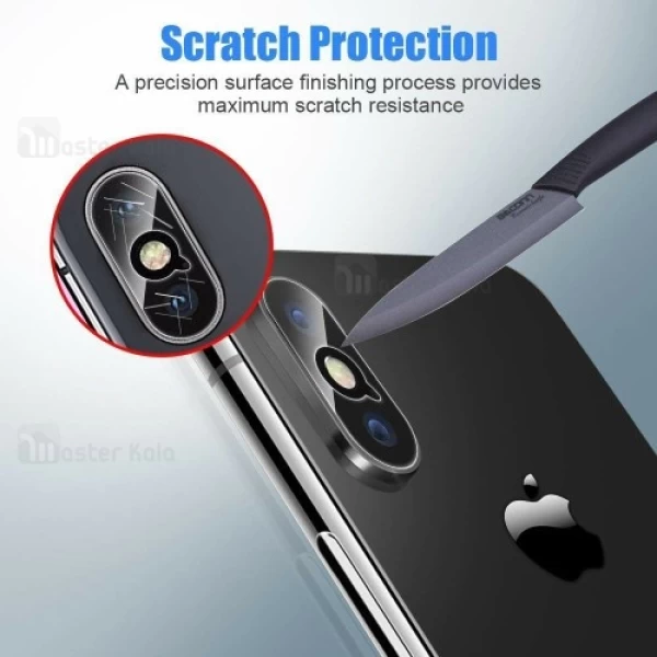 محافظ لنز شیشه ای Apple iPhone XS Max Glass Camera Lens Protector