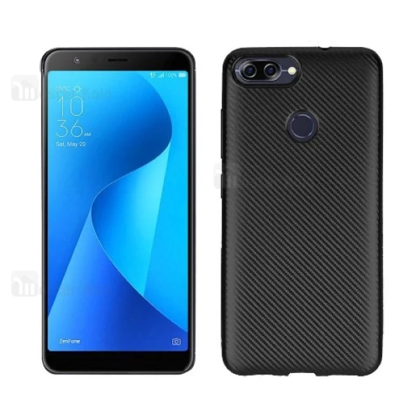 قاب فیبر کربنی Asus Zenfone 4 Max Plus M1 ZB570TL Haimen Fiber Carbon Texture