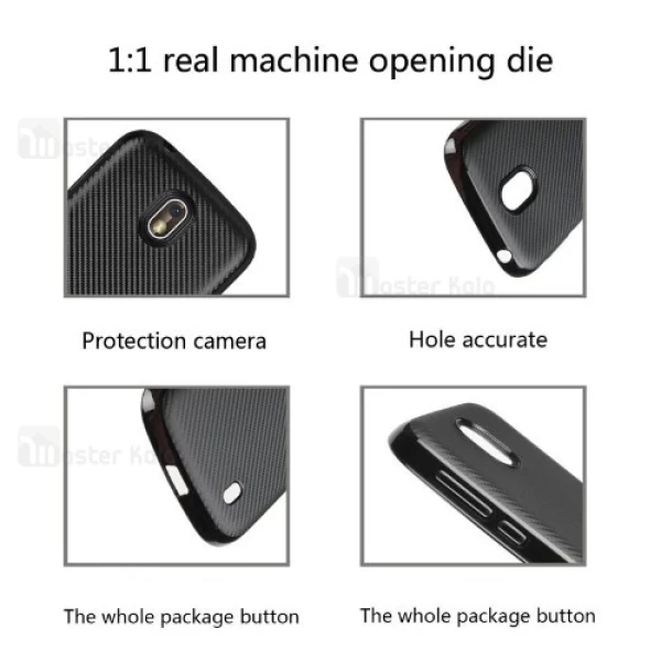 قاب فیبر کربنی Nokia 1 Haimen Fiber Carbon Texture