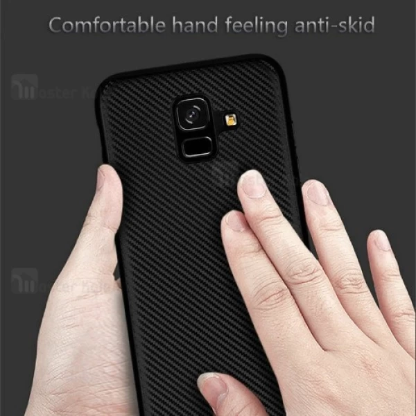 قاب فیبر کربنی Samsung Galaxy A6 2018 Haimen Fiber Carbon Texture