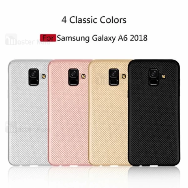 قاب فیبر کربنی Samsung Galaxy A6 2018 Haimen Fiber Carbon Texture