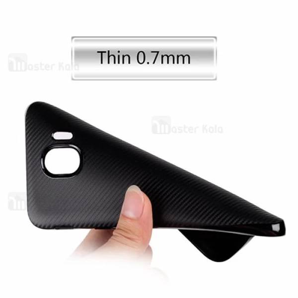 قاب فیبر کربنی Samsung Galaxy J4 2018 / J400 Haimen Fiber Carbon Texture
