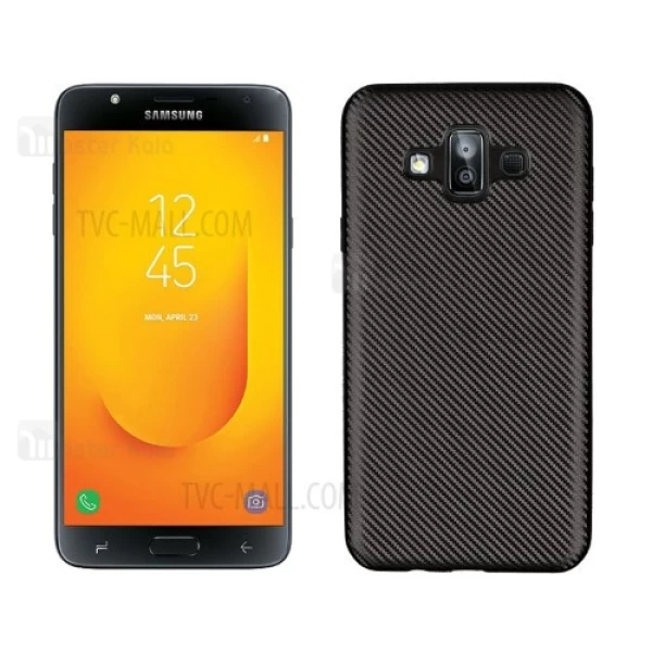 قاب فیبر کربنی Samsung Galaxy J7 DUO Haimen Fiber Carbon Texture