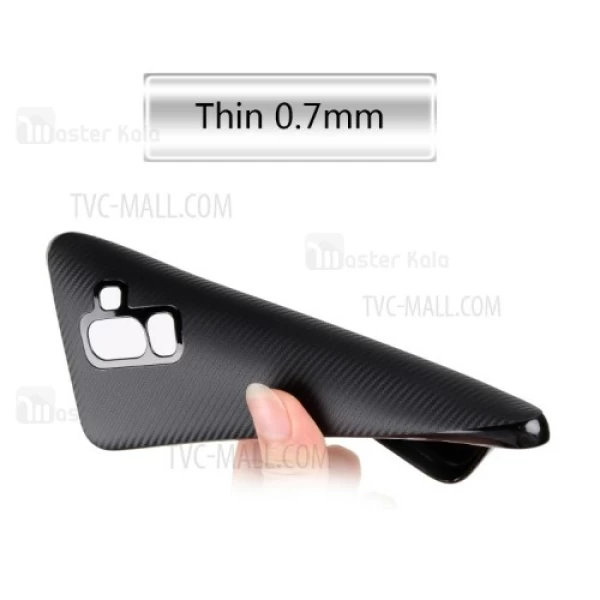 قاب فیبر کربنی Samsung Galaxy J8 2018 / J810 Haimen Fiber Carbon Texture