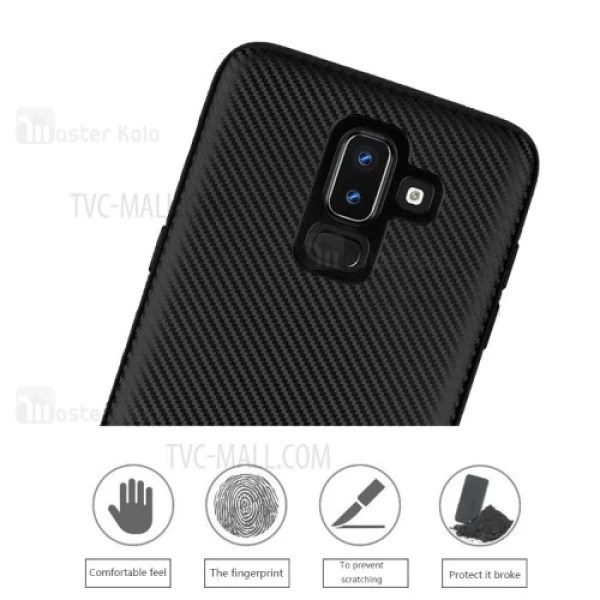 قاب فیبر کربنی Samsung Galaxy J8 2018 / J810 Haimen Fiber Carbon Texture