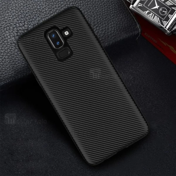 قاب فیبر کربنی Samsung Galaxy J8 2018 / J810 Haimen Fiber Carbon Texture