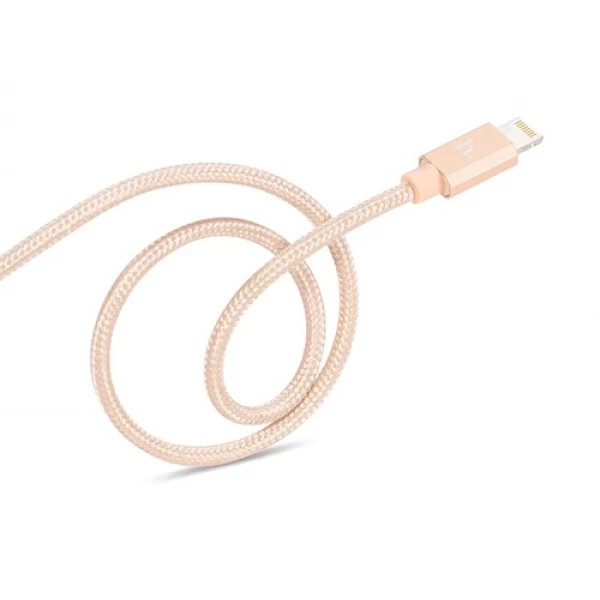 کابل شارژ کنفی لایتنینگ هوکو Hoco UPF01 Metal MFi Lightning دارای تاییدیه MFi