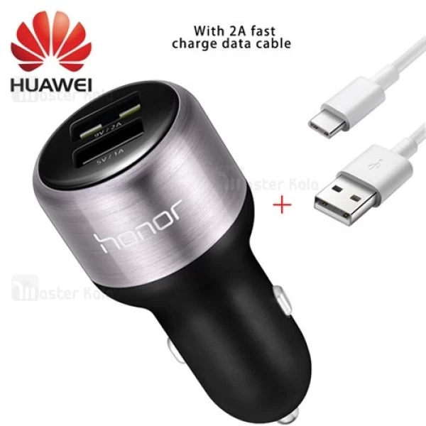 شارژر فندکی 2 پورت هواوی هانر Huawei Honor AP31 همراه با کابل