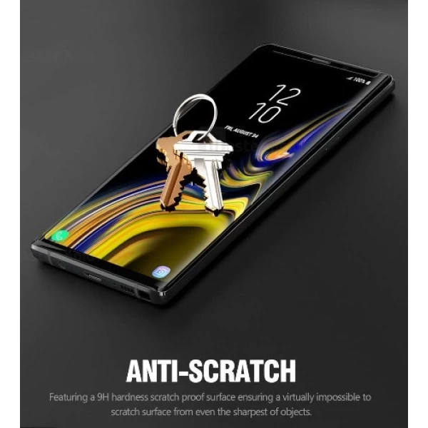 گلس تمام چسب و محافظ پشت Samsung Galaxy Note 9 Kulicci Glass
