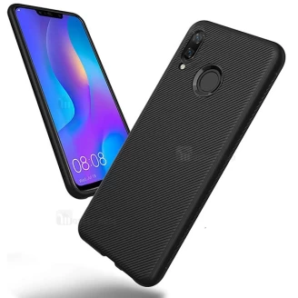 قاب ژله ای طرح فیبر کربنی Kugi مناسب Huawei Nova 3i / P Smart Plus