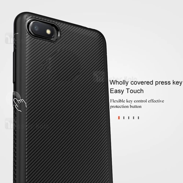 قاب طرح فیبر کربنی Xiaomi Redmi 6a Kugi Rugged Armor