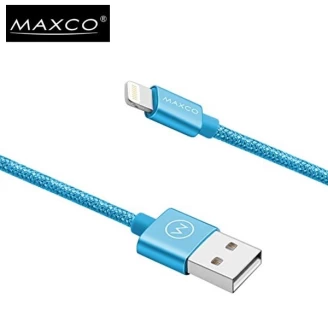 کابل کنفی لایتنینگ Maxco ML-H100 Glitter MFi Lightning با تاییدیه MFi