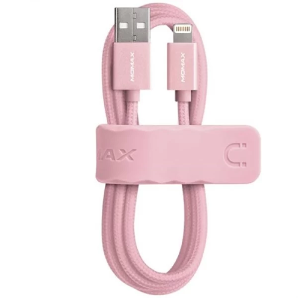 کابل شارژ لایتنینگ 3 متری مومکس Momax Elite Link Charger Cable با هولدر سیلیکونی