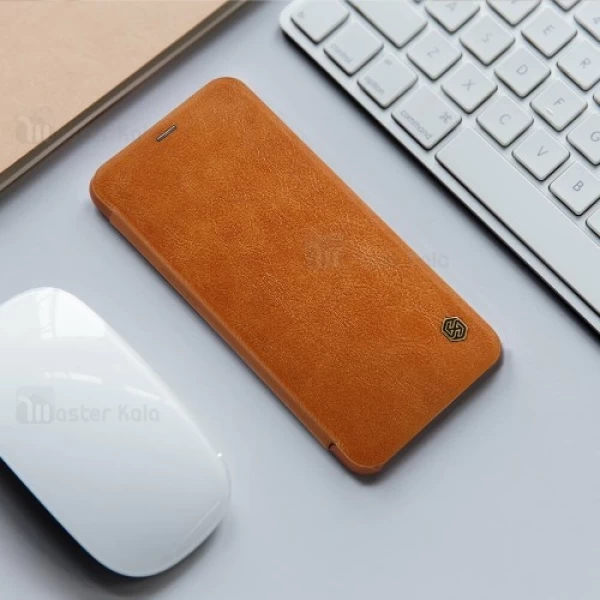 کیف چرمی نیلکین وان پلاس OnePlus 5T Nillkin Qin Leather Case