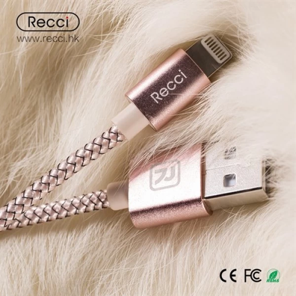 کابل لایتنینگ رسی Recci RCL-K100 BALL Lightning Cable