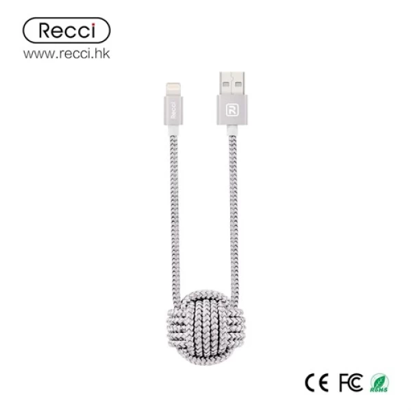 کابل لایتنینگ رسی Recci RCL-K100 BALL Lightning Cable