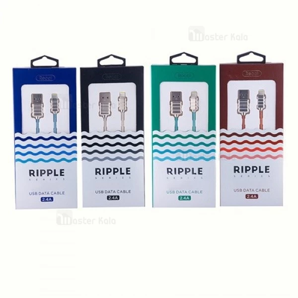 کابل لایتنینگ رسی Recci RCL-L100 Ripple Lightning Cable