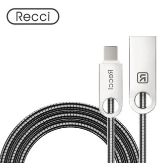 کابل Type C رسی Recci RCT-C100 VAJRA Type-C Cable