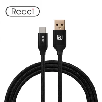 کابل Type C رسی Recci RCT-N120 Velocity Type-C Cable
