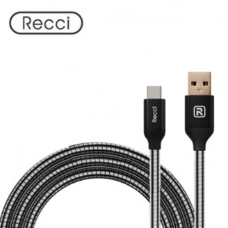 کابل Type C رسی Recci RCT-W100 GRAVEL Type-C Cable