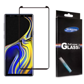 محافظ صفحه نمایش شیشه ای تمام صفحه و خمیده مارک TT تمام چسب Samsung Galaxy Note 9