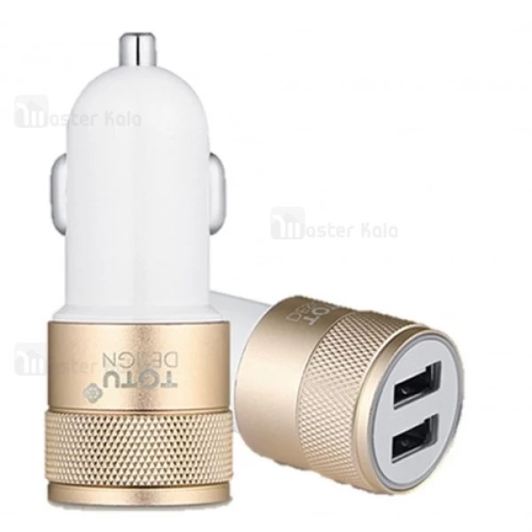 شارژر فندکی 2.4 آمپر توتو Totu CC03 Car Charger همراه با کابل دو کاره