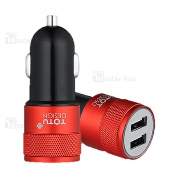 شارژر فندکی 2.4 آمپر توتو Totu CC03 Car Charger همراه با کابل دو کاره