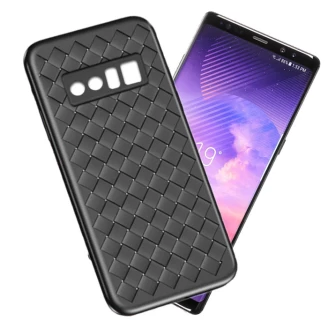 قاب طرح چرم و حصیری W.S Weaving مناسب Samsung Galaxy Note 8