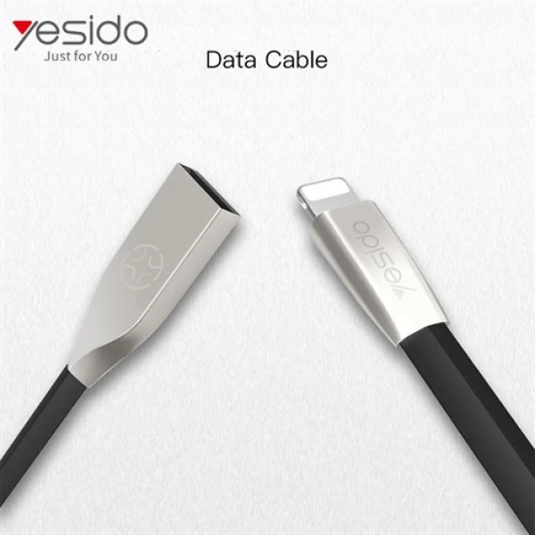 کابل شارژ فلت لایتنینگ یسیدو Yesido CA-01 Lightning Data Cable