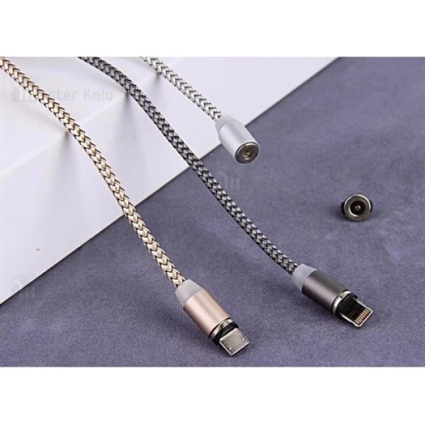 کابل شارژ مگنتی سه کاره 2.4 آمپر یسیدو Yesido CA-11 Magnetic Cable