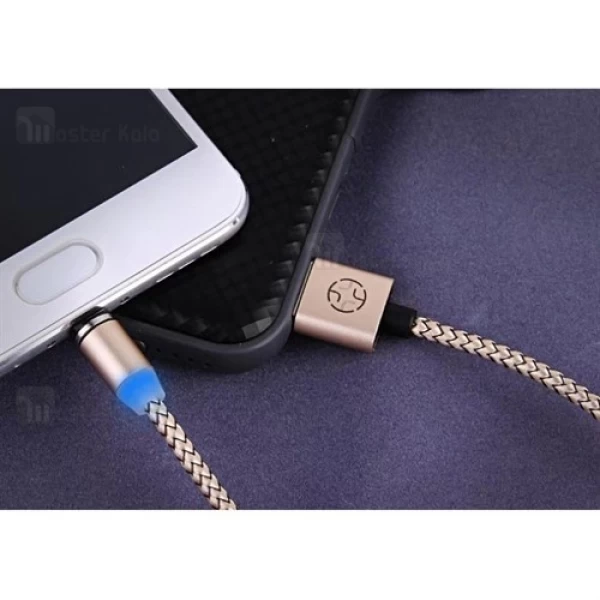 کابل شارژ مگنتی سه کاره 2.4 آمپر یسیدو Yesido CA-11 Magnetic Cable