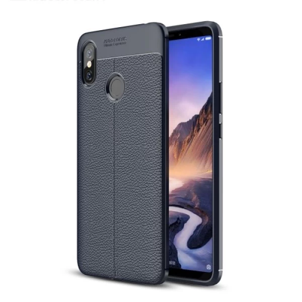 قاب محافظ ژله ای طرح چرم Xiaomi Mi Max 3 مدل Auto Focus