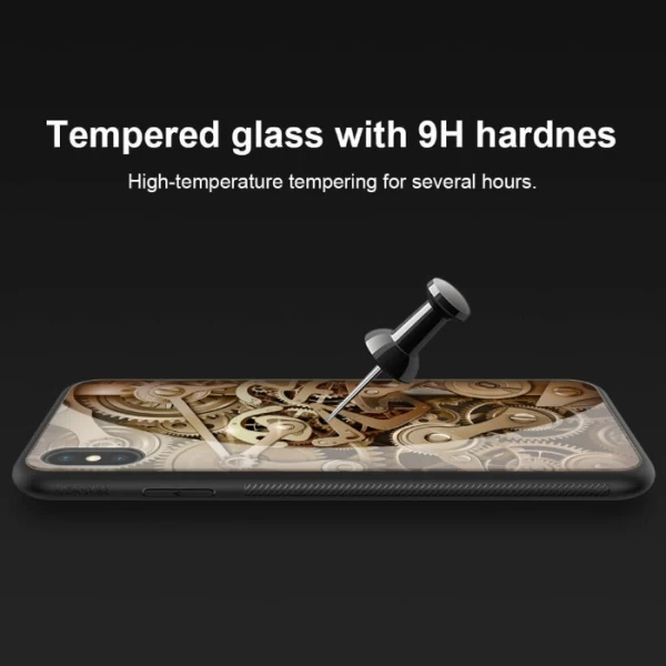 قاب محافظ نیلکین آیفون Apple iPhone X / XS Nillkin Gear با طرح سه بعدی