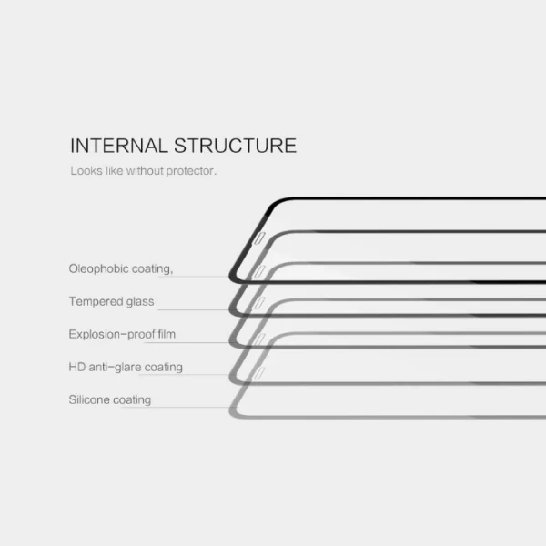 محافظ صفحه نمایش شیشه ای نیلکین 3D CP+ Max Apple iPhone XR
