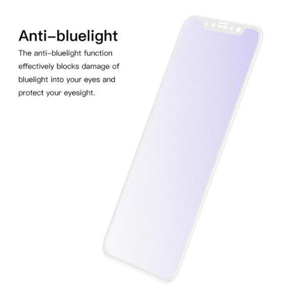 محافظ صفحه شیشه ای تمام صفحه 2.5D دور چسب مارک TT آیفون Apple iPhone X / XS